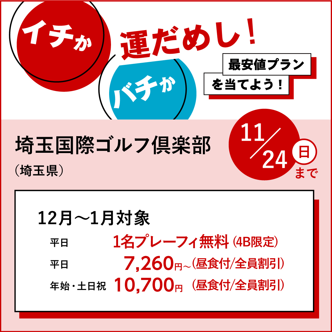 イチかバチか運試し「最安値プラン」を当てよう！